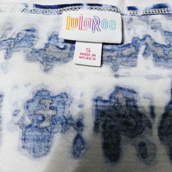LuLaRoe Womens Top Multi-Color Size Small Polyester Blend Short Sleeve Pullover - Picture 5 of 12